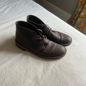 Clarks Dark Brown Chukka Boots